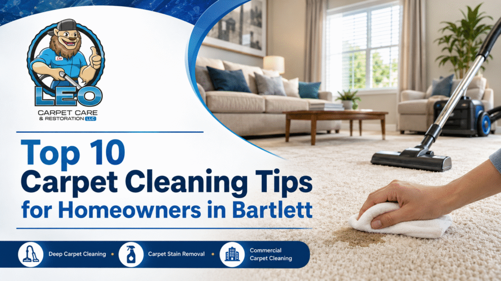 Top 10 Carpet Cleaning Tips for Homeowners in Bartlett