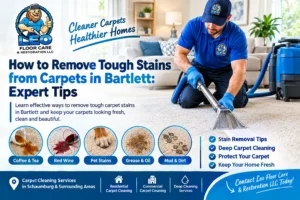 How to Remove Tough Stains from Carpets in Bartlett Expert Tips
